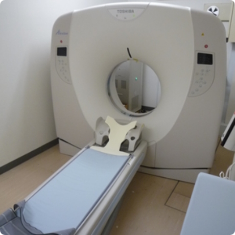 CTスキャナ(東芝メディカル社製Alexion)